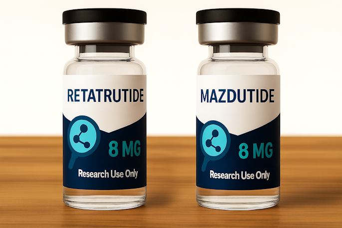 Mazdutide Vs Retatrutide: Detailed Side-By-Side Comparison